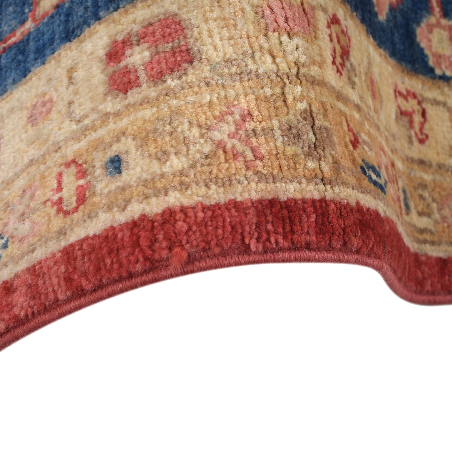 Heriz Area Rug Handmade Red Medallion 5x8 ft