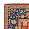 Heriz Area Rug Handmade Red Medallion 4x7 ft