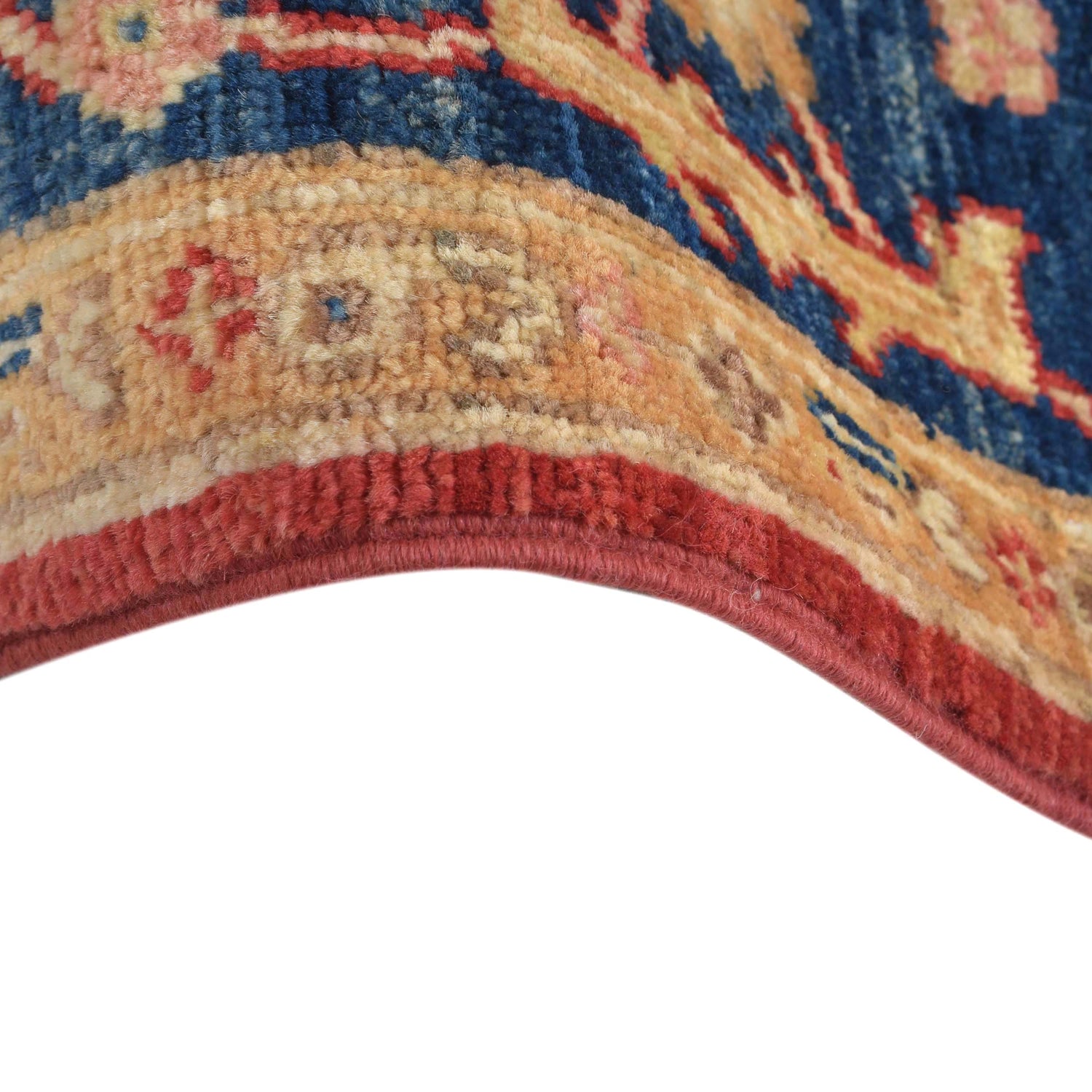 Heriz Area Rug Handmade Red Medallion 4x7 ft