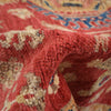 Heriz Area Rug Handmade Red Medallion 4x7 ft