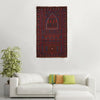Baluchi Rug Handmade Blue Prayer Design 3x5 ft