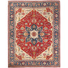 Heriz Area Rug Handmade Multi Medallion 8x10 ft