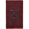 Baluchi Rug Handmade Multi Prayer Design 3x5 ft