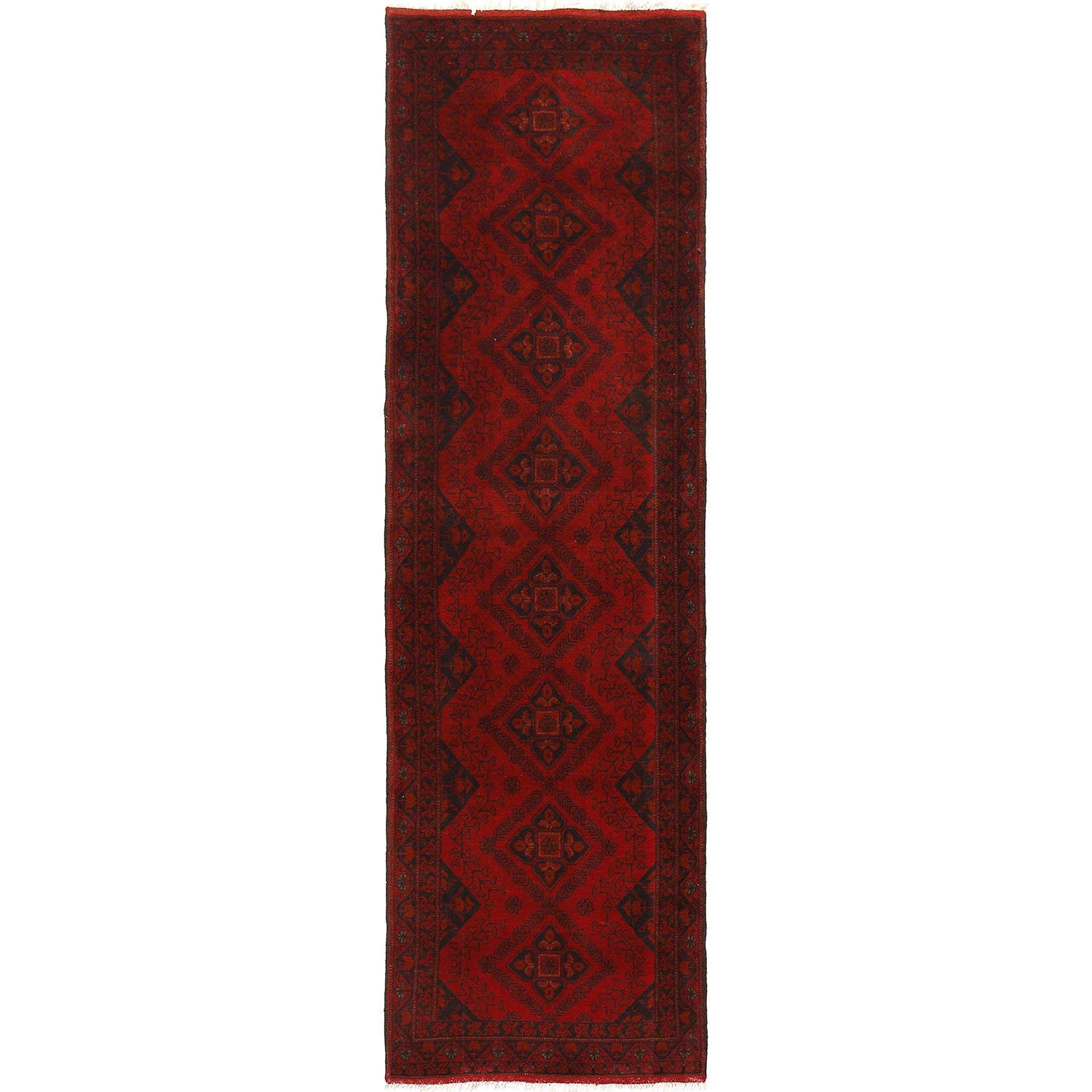 Khal Mohammadi Rug Handmade Red 10' Runner