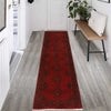 Khal Mohammadi Rug Handmade Red 10' Runner