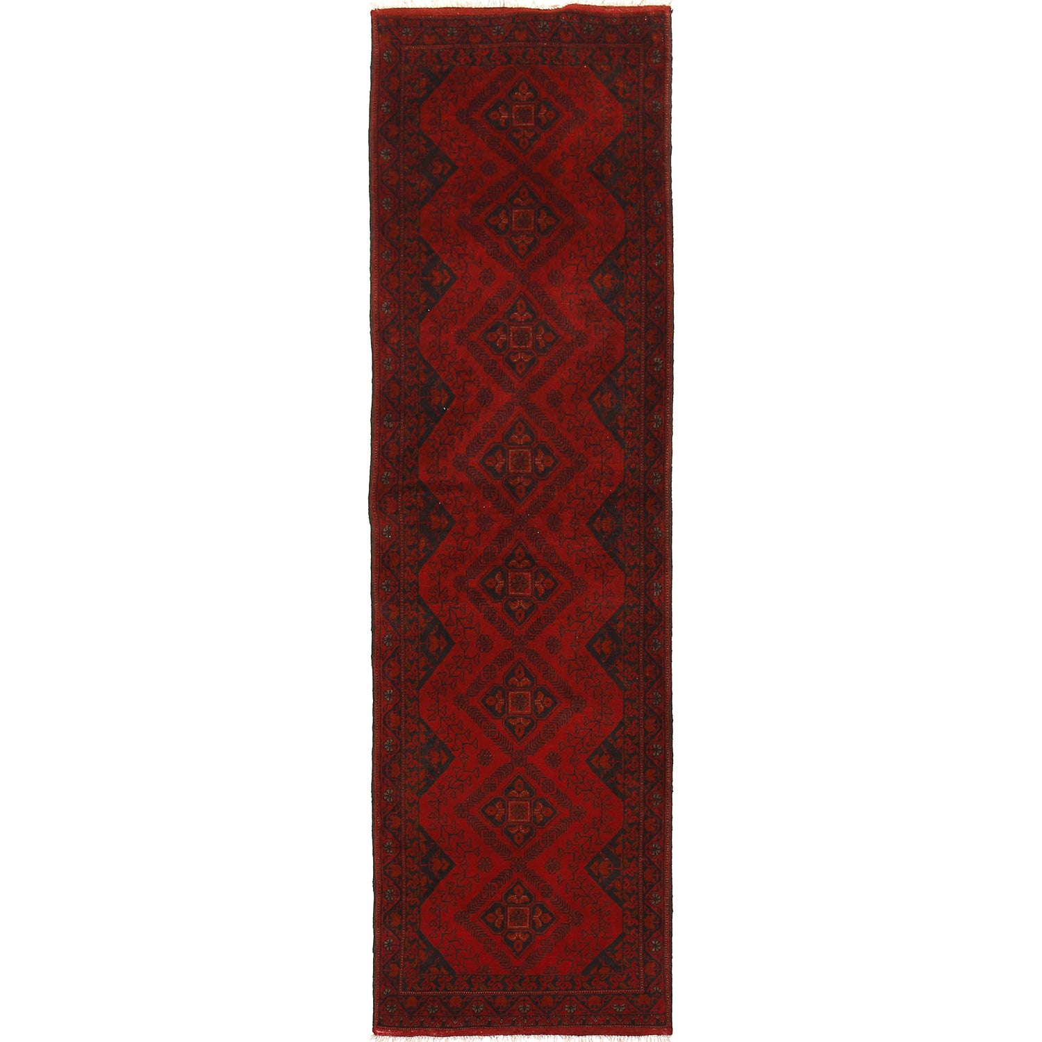 Khal Mohammadi Rug Handmade Red 10' Runner