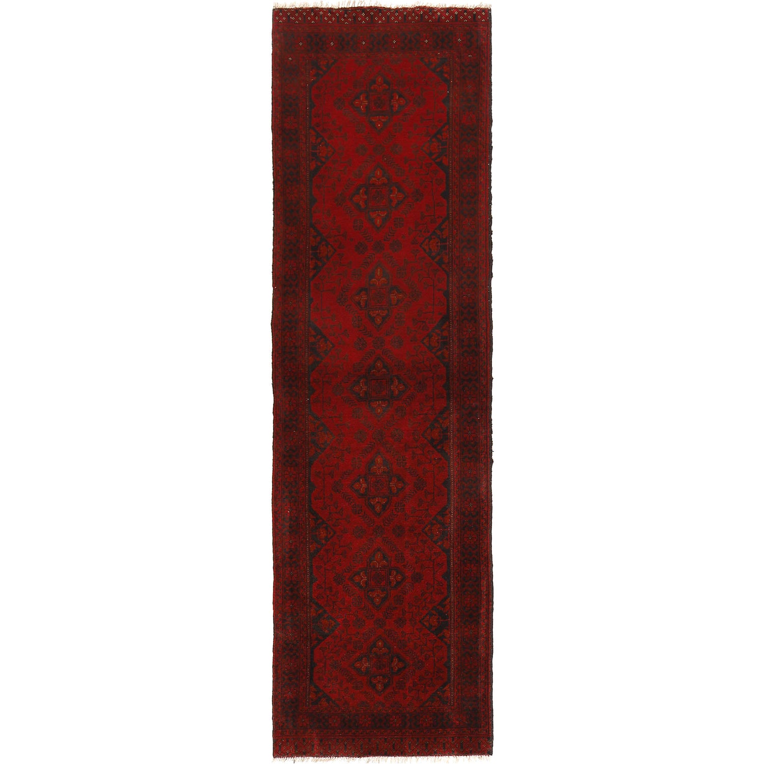 Khal Mohammadi Rug Handmade Red 10' Runner