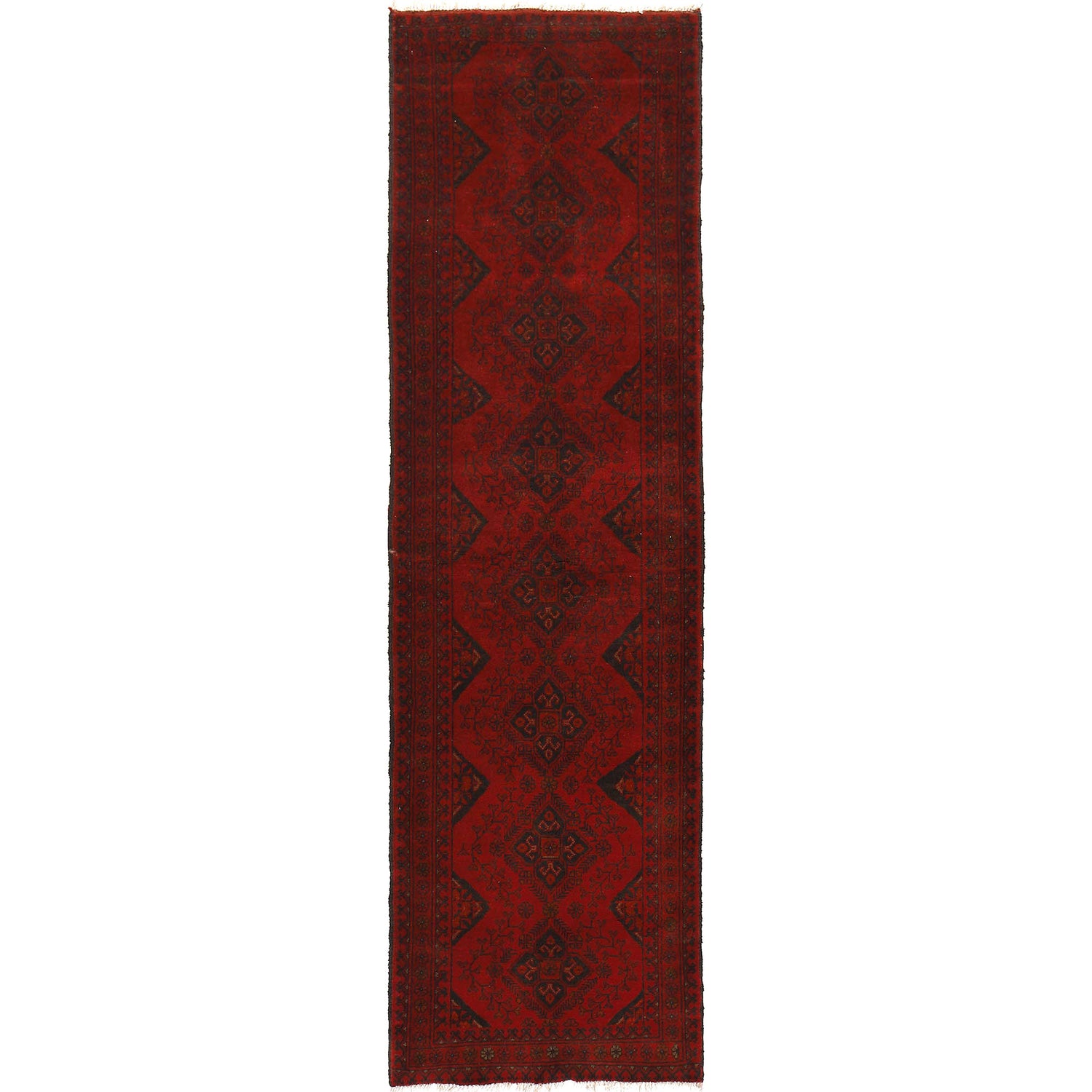 Khal Mohammadi Rug Handmade Red 10' Runner