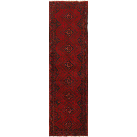Khal Mohammadi Rug Handmade Red 10' Runner