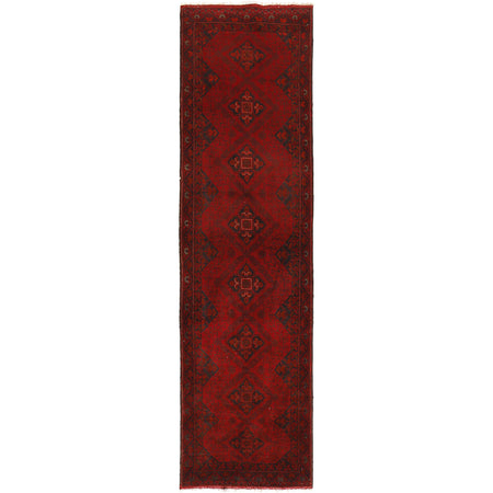 Khal Mohammadi Rug Handmade Red 10' Runner