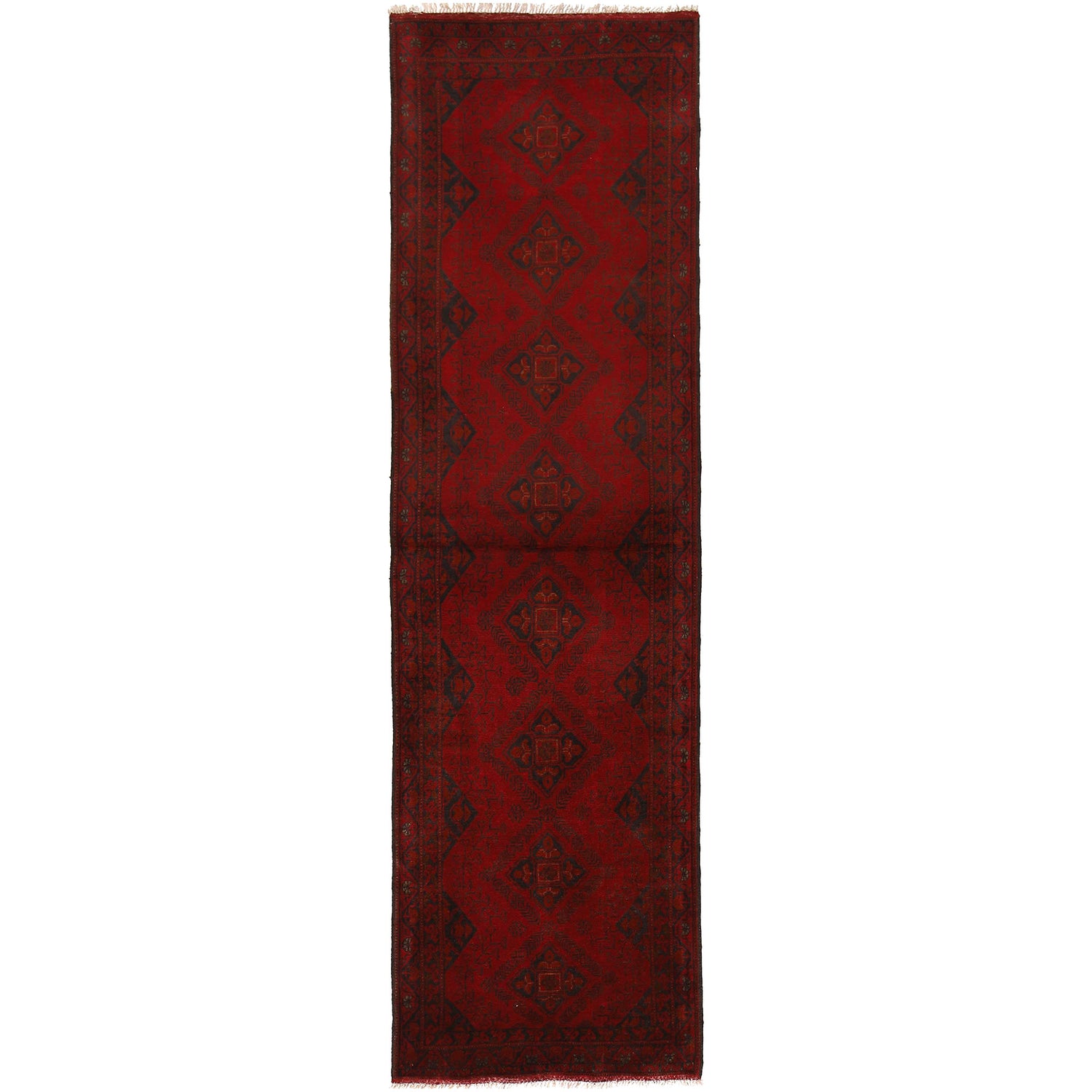 Khal Mohammadi Rug Handmade Red 10' Runner