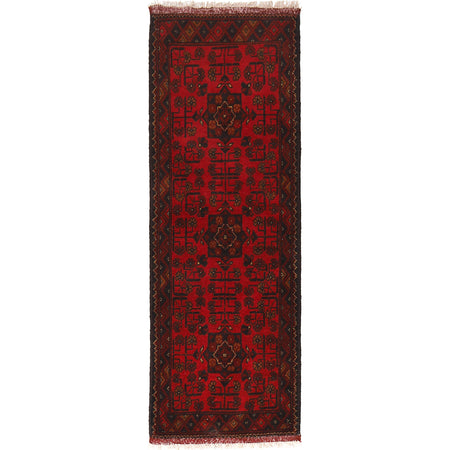 Khal Mohammadi Rug Handmade Red 5' Runner