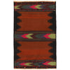 Table Sheet Runner Handmade Brown Curvilinear 5' Runner