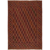 Mashwani Runner Rug Handmade Multi Geometric 6x9 ft
