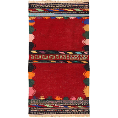 Table Sheet Area Rug Runner Handmade Multi Curvilinear 5'