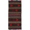 Table Sheet Runner Rug Handmade Multi Curvilinear 5' Runner