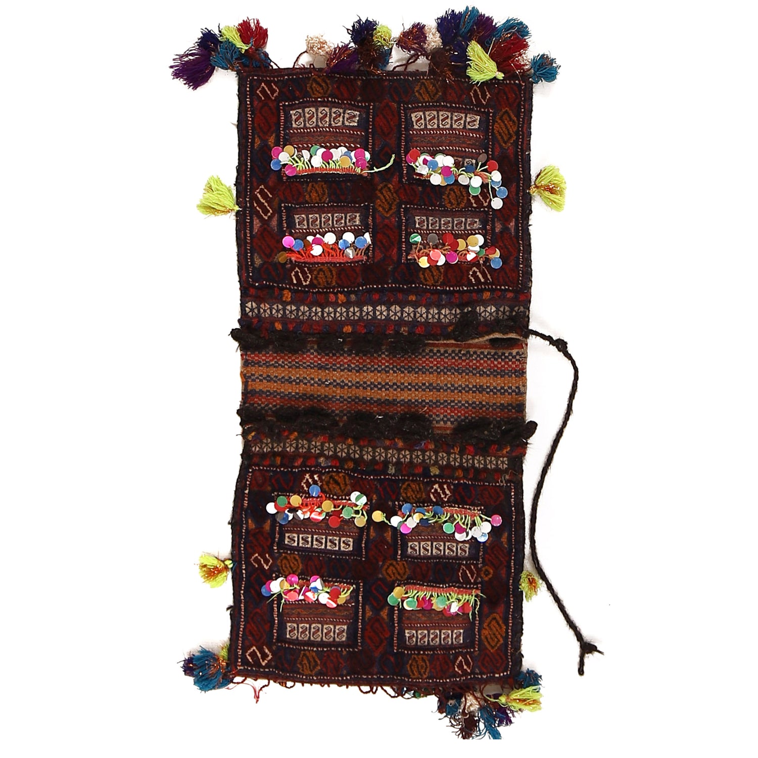 Saddle Bag Handmade Multi Floral 1x2 ft
