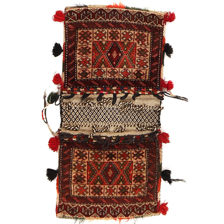 Saddle Bag Handmade Multi Floral 1x2 ft
