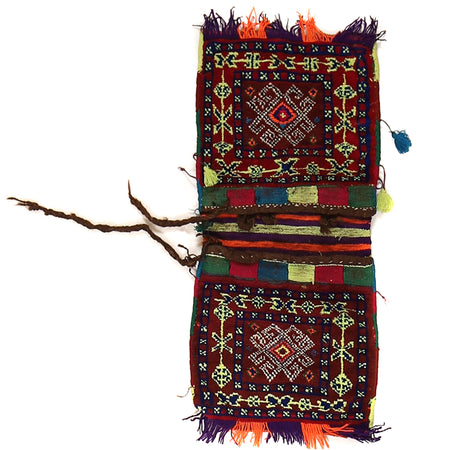 Saddle Bag Handmade Multi Floral 1x2 ft