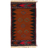 Table Sheet Runner Handmade Brown Curvilinear 4' Runner