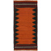 Table Sheet Area Rug Runner Handmade Brown Curvilinear 4'