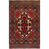 Barjasta Area Rug Handmade Beige Floral 4x6 ft