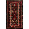 Baluchi Rug Handmade Multi Geometric 4x6 ft