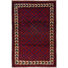 Baluchi Rug Handmade Multi Geometric 5x8 ft