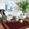 Baluchi Rug Handmade Multi Geometric 5x8 ft