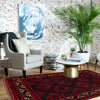 Baluchi Rug Handmade Multi Geometric 4x6 ft