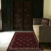 Baluchi Rug Handmade Multi Geometric 4x7 ft