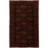 Baluchi Rug Handmade Multi Geometric 4x6 ft