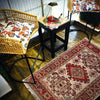Kazak Rug Handmade Ivory Medallion 2x4 ft