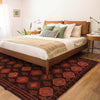 Kohistani Area Rug Handmade Multi Geometric 5x8 ft