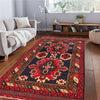 Baluchi Rug Handmade Multi Geometric 4x6 ft