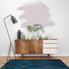 Overdyed Area Rug Handmade Blue Geometric 3x5 ft