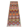 Handmade Multi Kilim Geometric 10' Runner