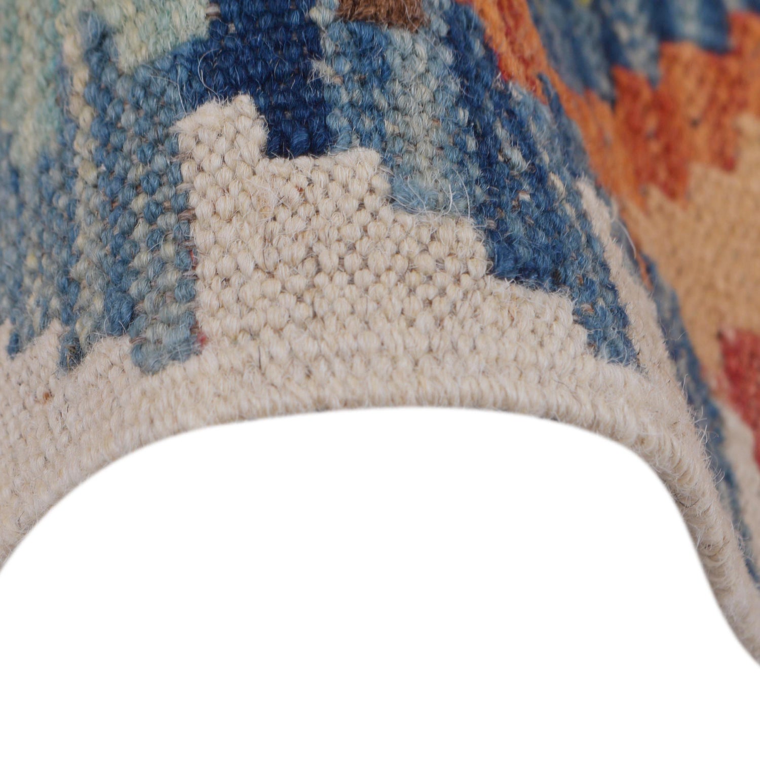 Handmade Multi Kilim Geometric 10' Runner