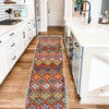 Handmade Multi Kilim Geometric 10' Runner