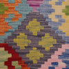 Handmade Multi Kilim Geometric 10' Runner