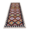 Handmade Multi Kilim Geometric 10' Runner