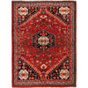Shirazi Area Rug Handmade Red Medallion 5x8 ft