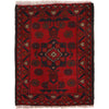 Handmade Wool Doormat Red Floral