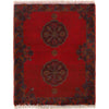 Handmade Wool Doormat Red Floral