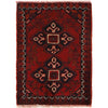 Handmade Wool Doormat Red Floral