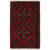 Handmade Wool Doormat Red Floral