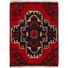 Handmade Wool Doormat Red Floral