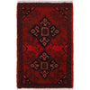 Handmade Wool Doormat Red Floral