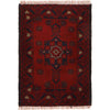 Handmade Wool Doormat Red Floral