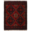 Handmade Wool Doormat Red Floral